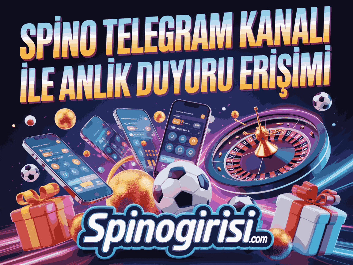 Spino Telegram Kanalı ile Anlık Duyuru Erişimi