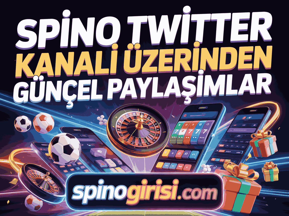 Spino Twitter Kanalı Üzerinden Güncel Paylaşımlar